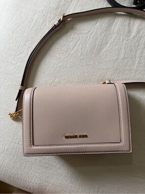Michael Kors Blush Saffiano Leather Crossbody Bag